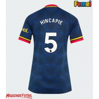 Arsenal Piero Hincapie #5 Tricou Fotbal Replică 2026-27 Femei Deplasare